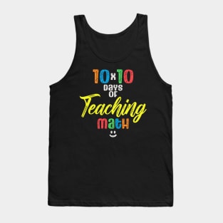 100 Days of Teaching Math Tank Top